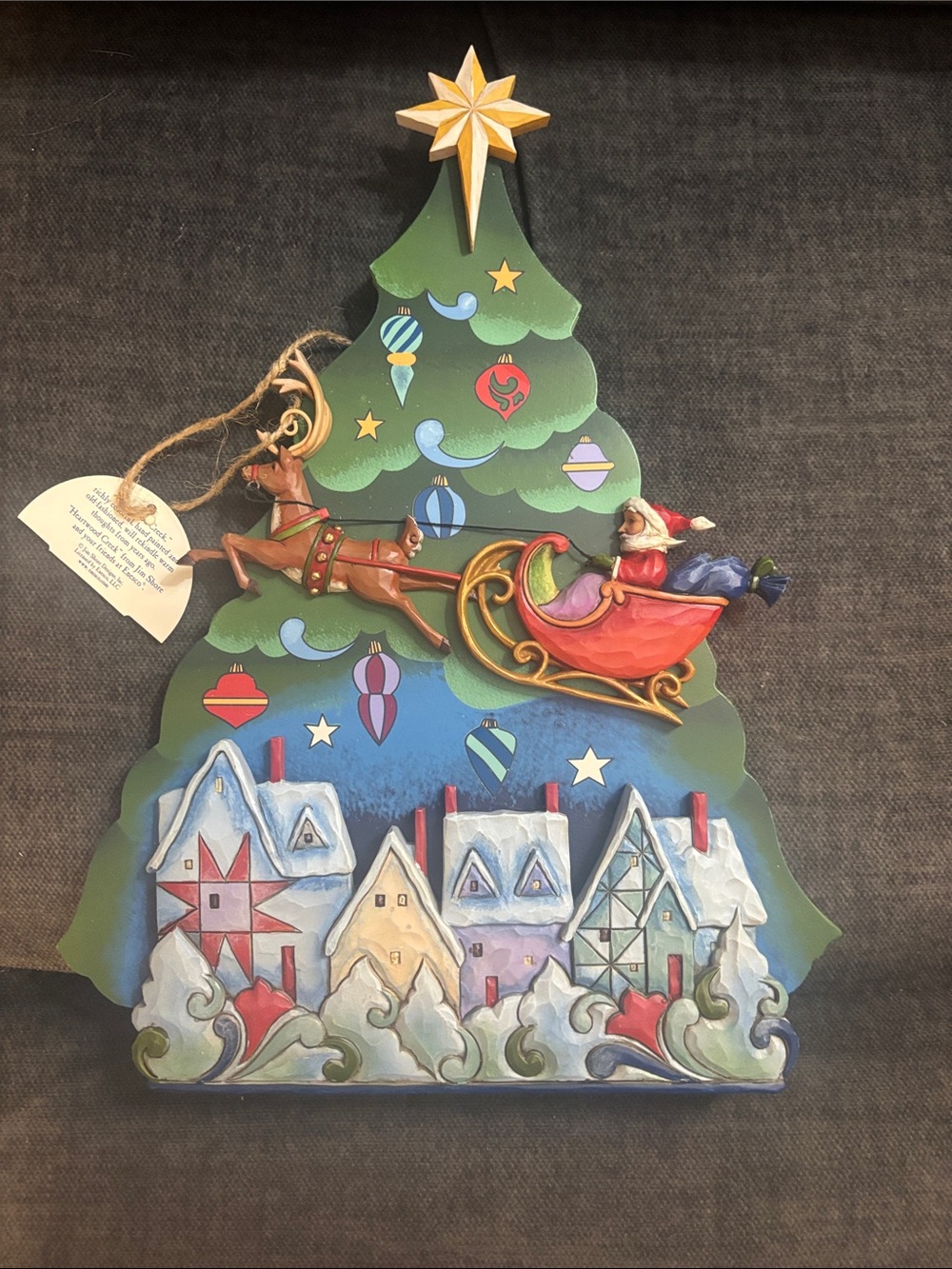 2011 Jim Shore “Magic Beneath the Boughs” Christmas Tree Placque